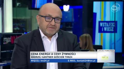 Gantner o podwyżkach cen żywności w 2019 roku