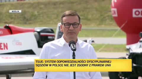 Morawiecki: my oparliśmy reformę wymiaru sprawiedliwości podobnie lub identycznie, jak w innych krajach UE 