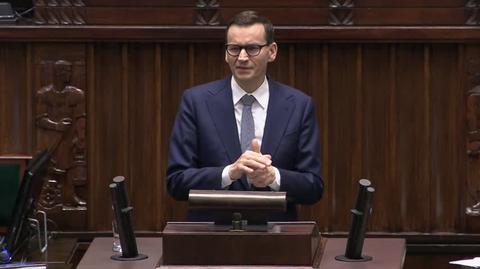Premier Mateusz Morawiecki w sprawie opłat za samochody 