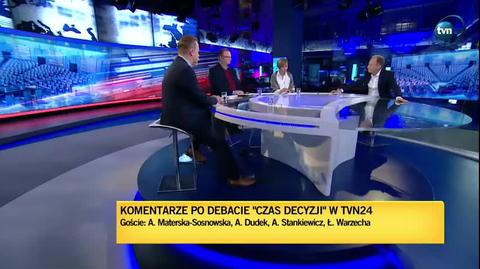 Podsumowanie debaty. "Czas decyzji" w TVN24