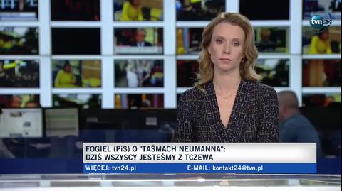 Pełna wypowiedź Sławomira Neumanna wyemitowana na antenie TVN24 4 października