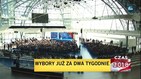 Kaczyński na konwencji na Podkarpaciu