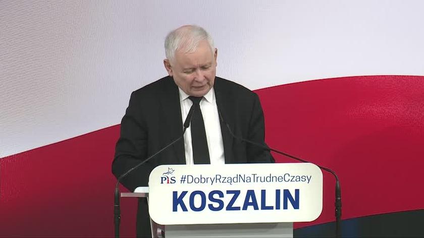 Kaczyński o konstytucji, która "stwierdza, że na świecie są kobiety i mężczyźni"
