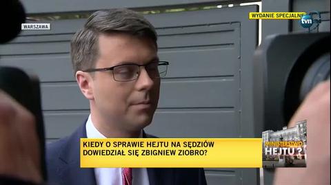 Rzecznik rządu: Ziobro nie będzie miał wpływu na dochodzenie. Wyłączy się z jakichkolwiek dedycji w tym procesie