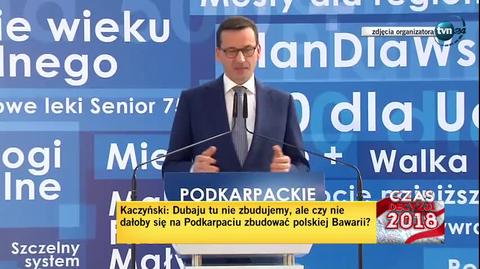 Morawiecki na konwencji PiS na Podkarpaciu