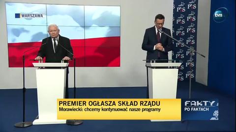 Nowy rząd Mateusza Morawieckiego. Premier ogłosił skład