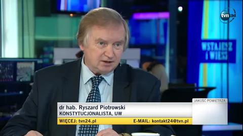Konstytucjonalista o wyborze Piotrowicza i Pawłowicz: będzie można go kwestionować