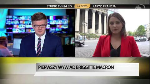 Pierwszy wywiad Brigitte Macron. Relacja Anny Kowalskiej