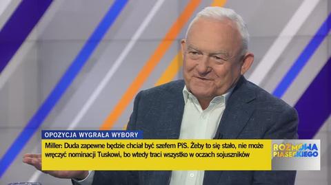 Leszek Miller o konstruktywnym wotum nieufności