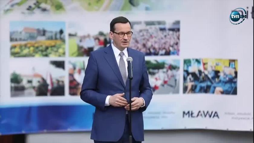 Premier Mateusz Morawiecki w Mławie o polskiej żywności