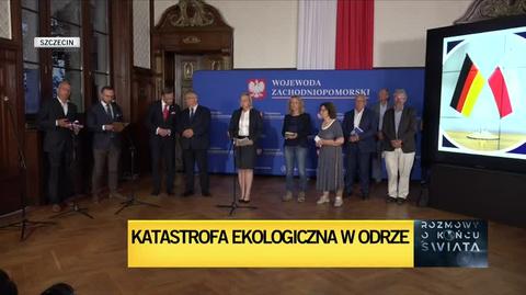 14 sierpnia 2022. Minister Moskwa: "Decyzją premiera został powołany zespół do spraw skażenia Odry"