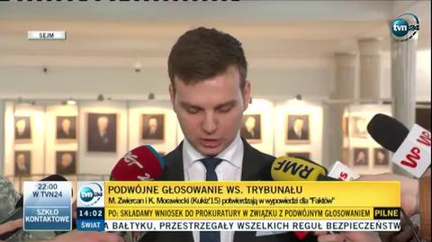 Morawiecki odchodzi sam, Zwiercan wyrzucona z klubu Kukiz'15. Kary za głosowanie