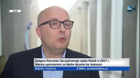 Politycy o karierze Przemysława Radzika
