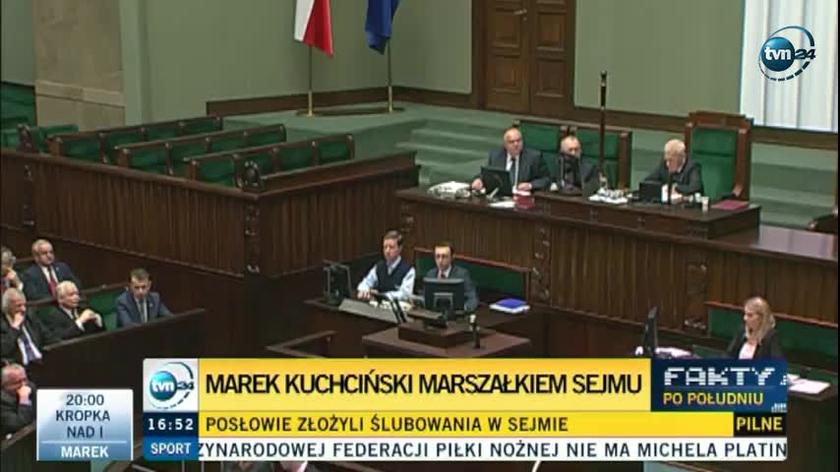 Marek Kuchciński marszałkiem Sejmu 