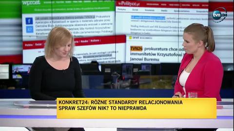 Beata Biel o "różnych standardach relacjonowania spraw szefów NIK"