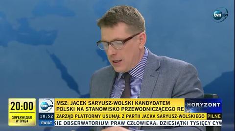 Saryusz-Wolski usunięty z PO. "Nie znalazł czasu na rozmowę z przedstawicielami partii"