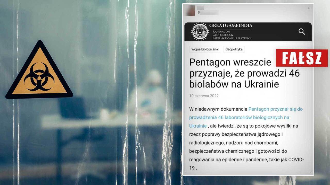 Pentagon przyznał się do laboratoriów w Ukrainie? O czym jest dokument Departamentu Obrony