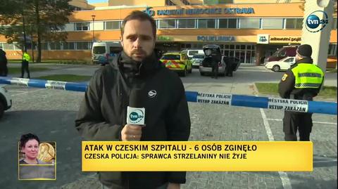 Sprawca strzelaniny w Ostrawie popełnił samobójstwo