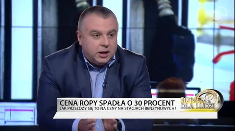 Czopek: ceny paliwa powinny zjechać o 15 procent