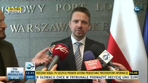 Trzaskowski: Podział nie wystarczy, trzeba powstrzymać falę migracyjną