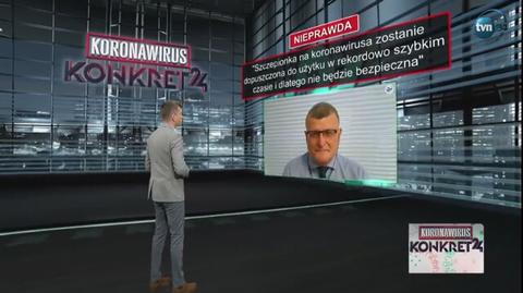 Czy szczepionka na koronawirusa zostanie dopuszczona do użytku w rekordowo szybkim czasie i dlatego nie będzie bezpieczna? Odpowiada dr Paweł Grzesiowski