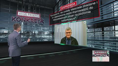 Dr Grzesiowski: Nie możemy tego typu ingerencją zmienić ludzkiego genomu. Nie możemy zmienić ludzkiego DNA, które jest zawarte w jądrze i jest dobrze chronione