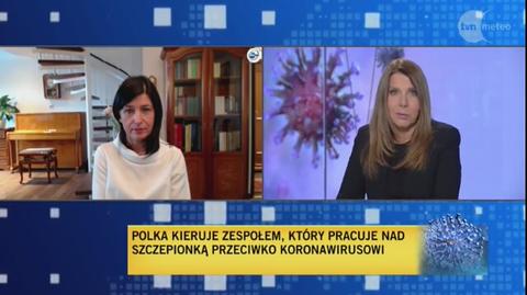 Dr Mariola Fotin-Mleczek o pracy nad szczepionką przeciw koronawirusowi