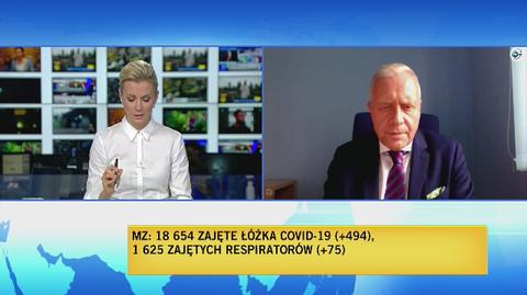 Dr Michał Sutkowski o wzroście liczby zgonów: my ten problem jako praktycy widzimy