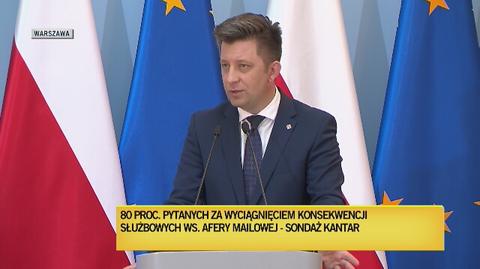 Dworczyk: mogę państwa przeprosić za to, że wcześniej nie słyszeliście informacji 