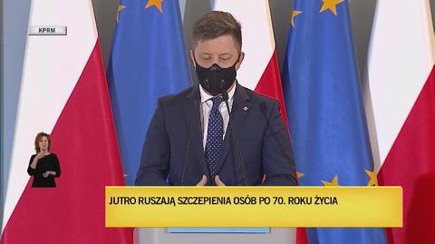 Dworczyk: wszystkie terminy na szczepienia do końca marca zostały zaplanowane