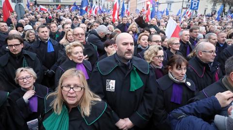 Dyscyplinarki po "Marszu Tysiąca Tóg"? Rzecznik Schab: każdy przypadek trzeba rozpatrzyć osobno