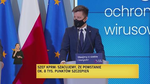 Jak będą wyglądały zapisy na szczepienia? Dworczyk wyjaśnia