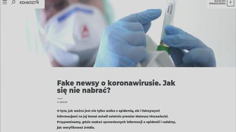 Jak się nie nabrać na fake newsy o koronawirusie - radzi Beata Biel z Konkret24 