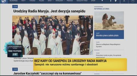 Katarzyna Lubnauer o decyzji sanepidu w sprawie urodzin Radia Maryja