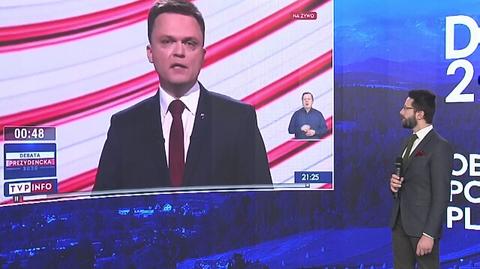 Konferencja posłów PiS po telewizyjnej debacie