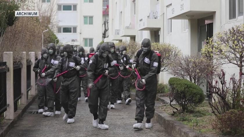 Korea Południowa: żołnierze dezynfekują budynki w Daegu