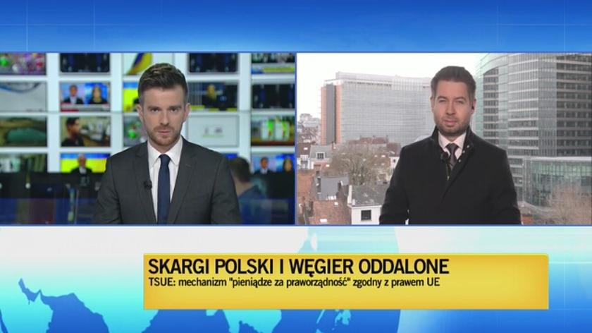 Korespondent TVN24 Maciej Sokołowski wyjaśnia zasady mechanizmu pieniądze za praworządność 