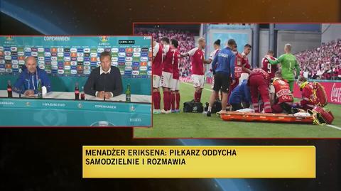 Lekarz duńskiej kadry o utracie przytomności przez Eriksena