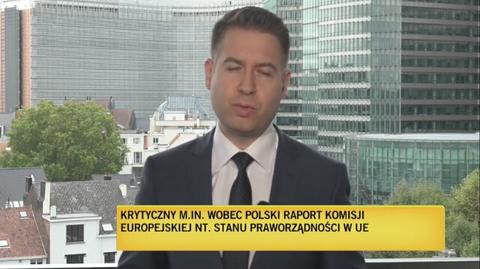 Maciej Sokołowski o krytycznym m.in. wobec Polski raporcie KE na temat stanu praworządności