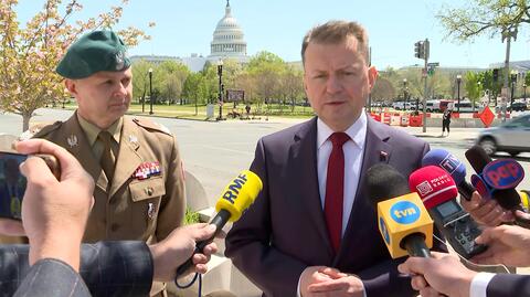 Mariusz Błaszczak w Waszyngtonie: rozmawialiśmy o możliwości przyspieszenia dostaw sprzętu