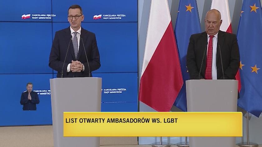 Mateusz Morawiecki o "strefach wolnych od LGBT"