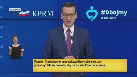 Mateusz Morawiecki: "Zapanowaliśmy nad pandemią"