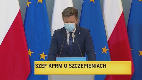 Michał Dworczyk o blokowaniu terminów przez antyszczepionkowców