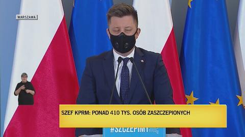 Michał Dworczyk o warunkach wcześniejszego szczepienia się pacjentów z chorobami współistniejącymi