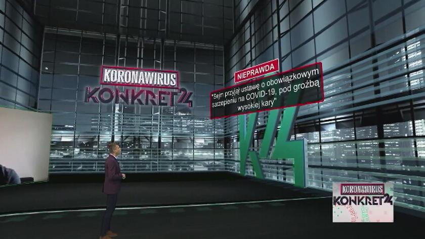 Michał Istel z Konkret24 o micie "Sejm przyjął ustawę o obowiązkowym szczepieniu osób na COVID-19, pod groźbą wysokiej kary"