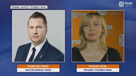 Minister Czarnek w radiu o tym, jaką większością wygrała Zjednoczona Prawica
