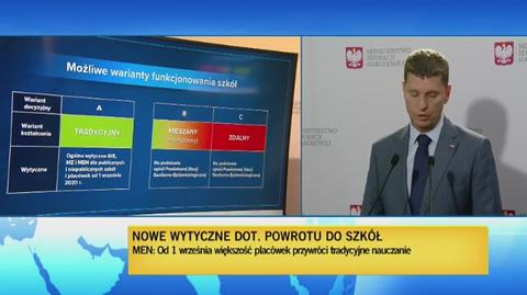 Minister edukacji narodowej o rozpoczęciu nowego roku szkolnego