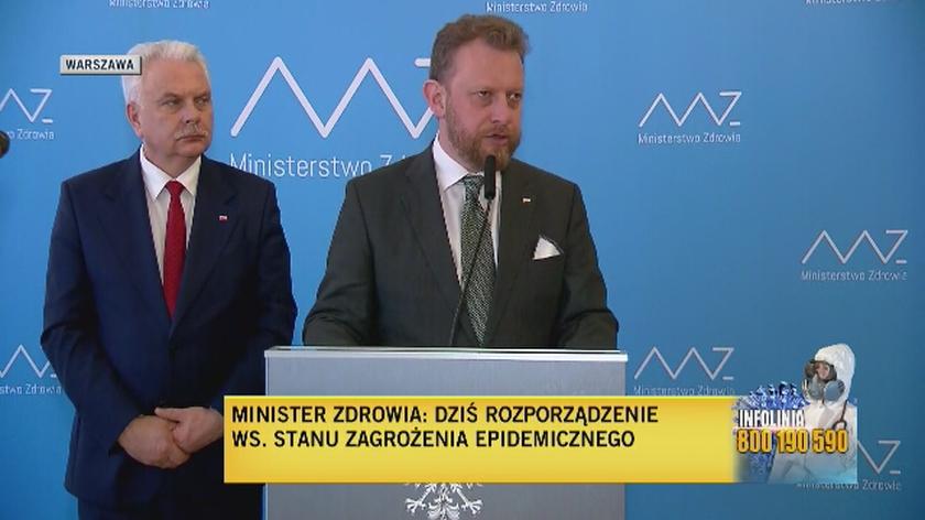 Minister Szumowski o zamykaniu szkół w Polsce i Europie