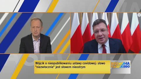 Minister Wójcik w Rozmowie Piaseckiego