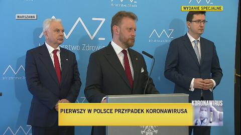 Minister zdrowia o liczbie łóżek na oddziałach i w szpitalach zakaźnych